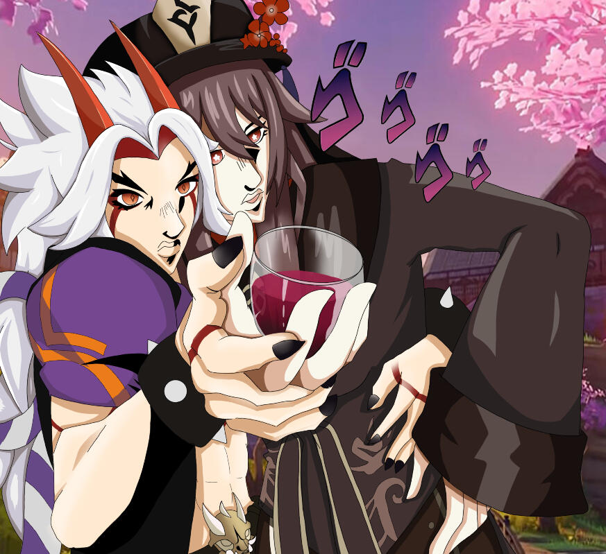 Hutao & Itto Fanart Hutao & Itto Fanart